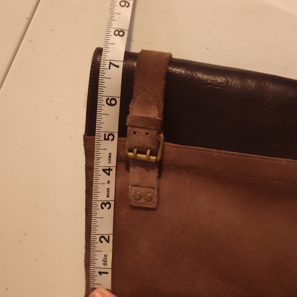 UGG Cydnee Brown Tan Suede Leather Riding Knee High Boots Women’s Size 7.5 - Picture 10 of 16